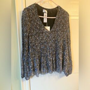 Aritzia Wilfred Daydreamer Long-Sleeved Blouse - Size Small